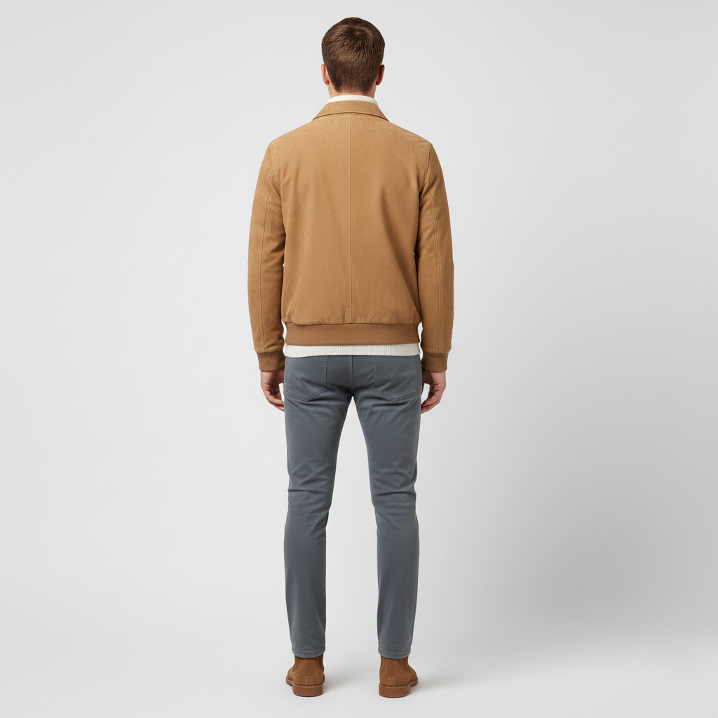 Men's Zip Bomber Jacket