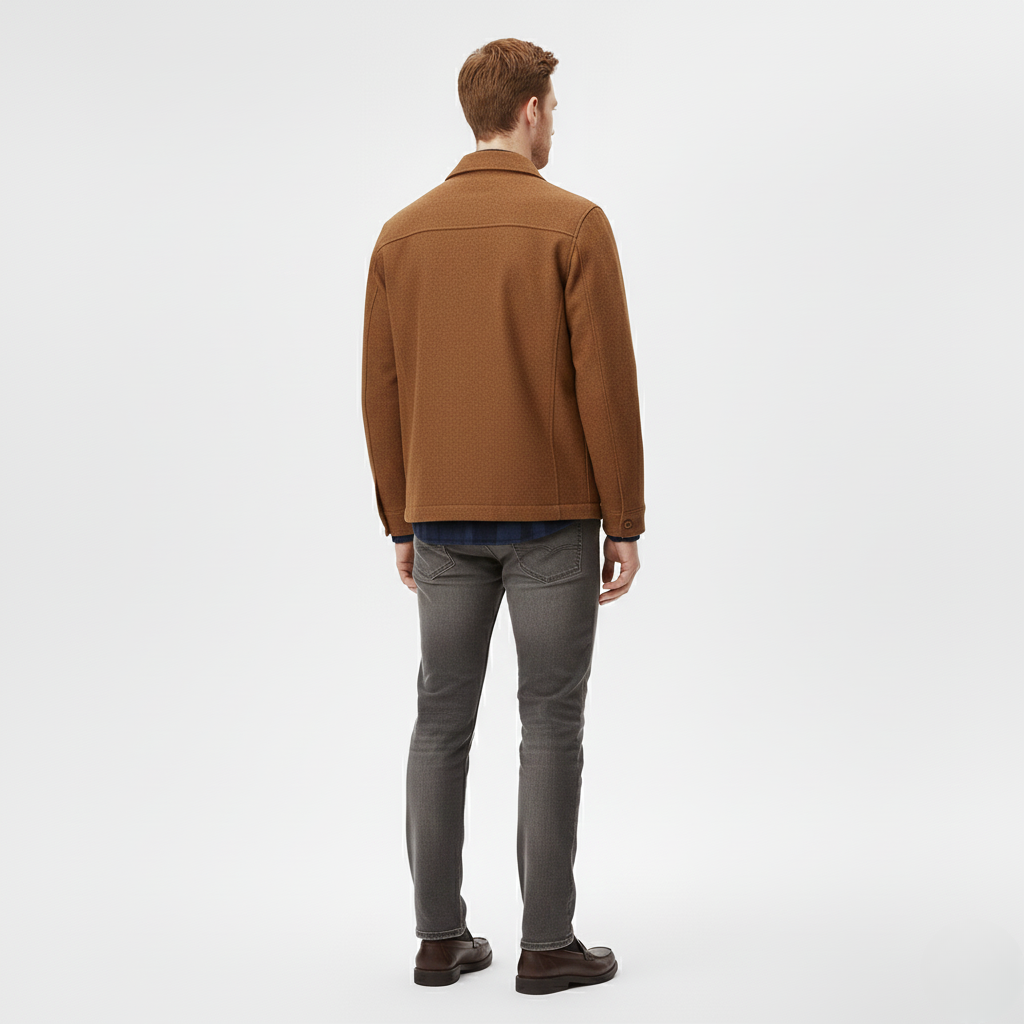 Men's Structured Shirt Jacket