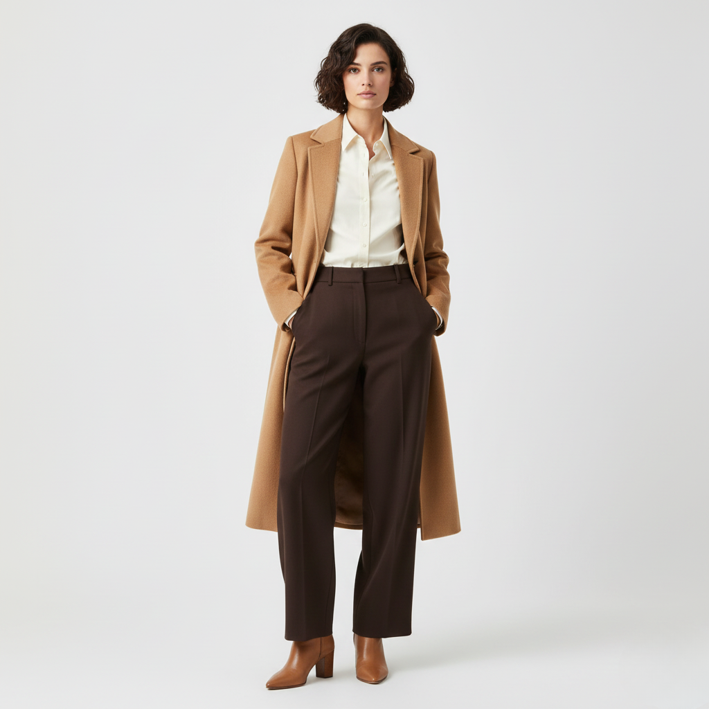 Women's Tailored Long Coat