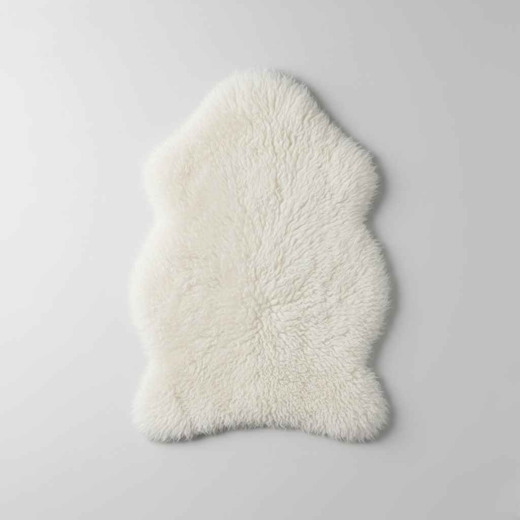 Faux Sheepskin Accent Rug