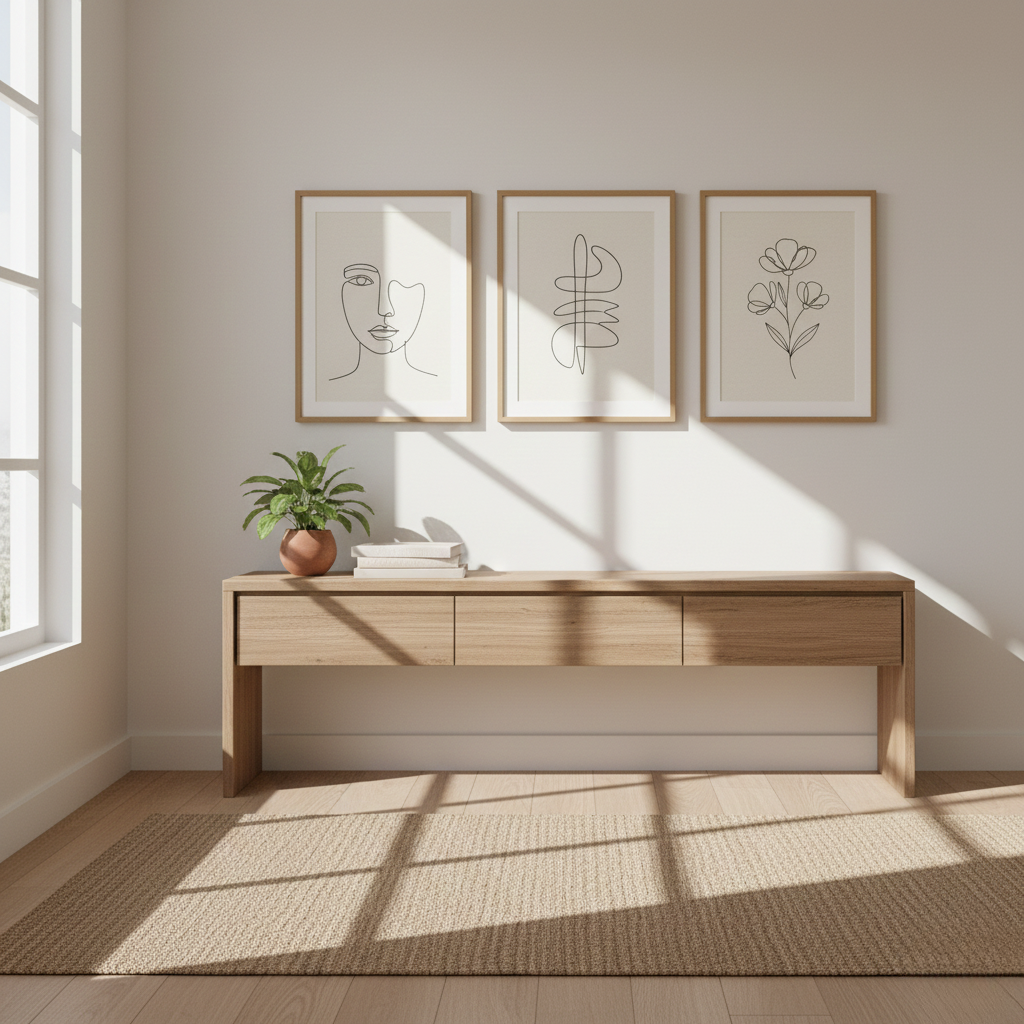 Line Art Print Set