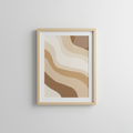 Abstract Neutral Wall Art Print