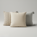 Neutral Throw Pillow Cover Set